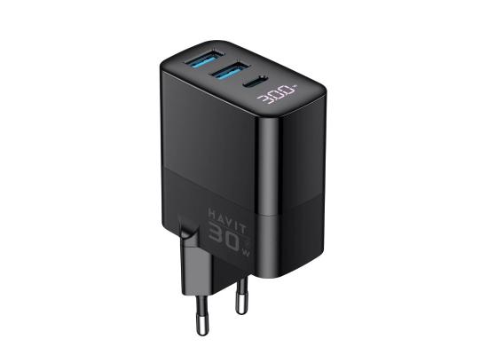 Havit UCLE001 30W Type-C Quick Charge Multifunction Wall Charger